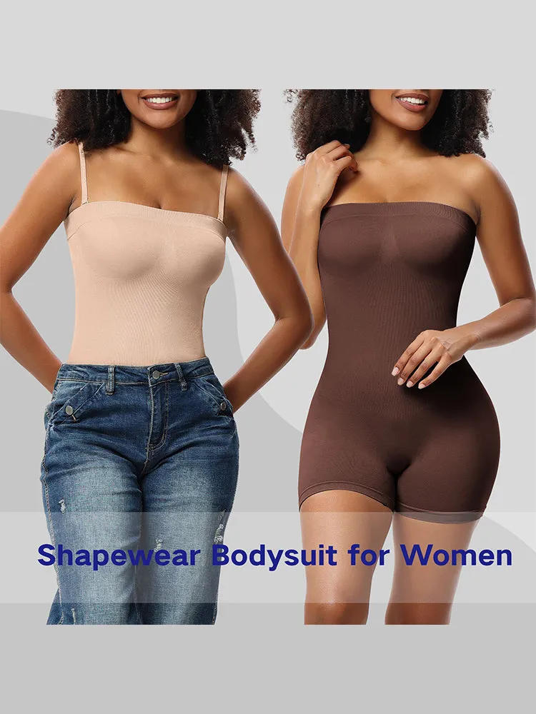 Seamless Sculpting Bodysuit for Women -  Full-Body Compression