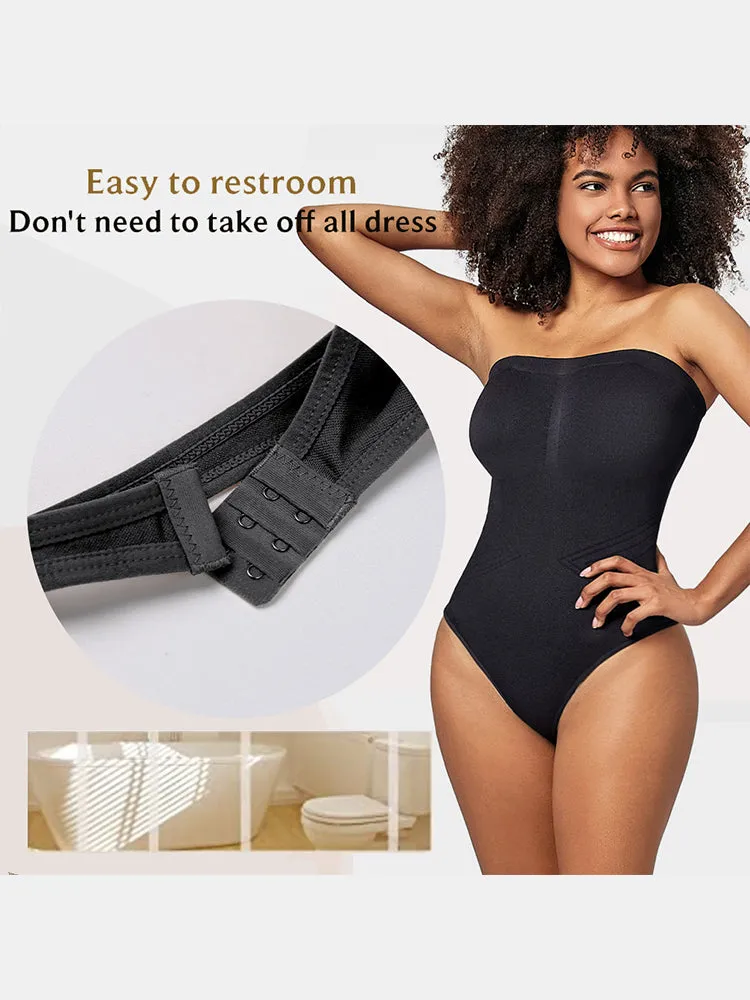 Seamless Sculpting Bodysuit for Women -  Full-Body Compression