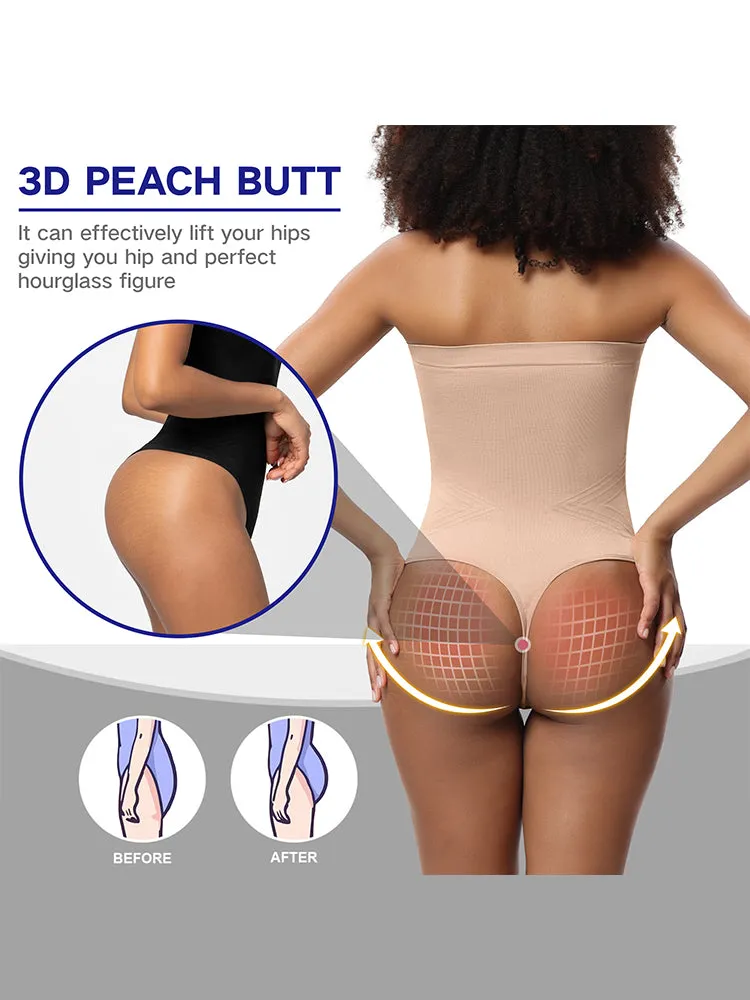 Seamless Sculpting Bodysuit for Women -  Full-Body Compression
