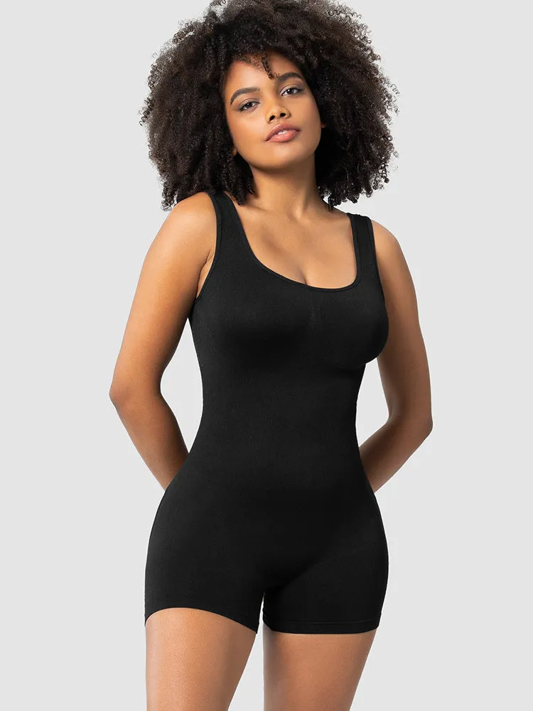 Seamless Sculpting Bodysuit for Women -  Full-Body Compression