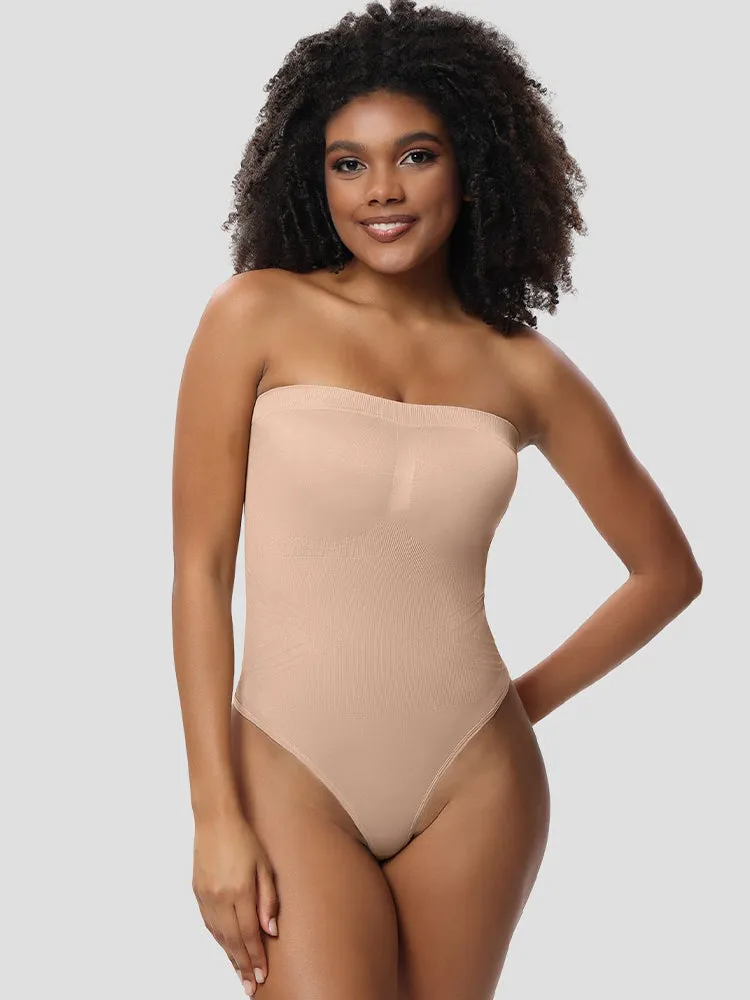 Seamless Sculpting Bodysuit for Women -  Full-Body Compression