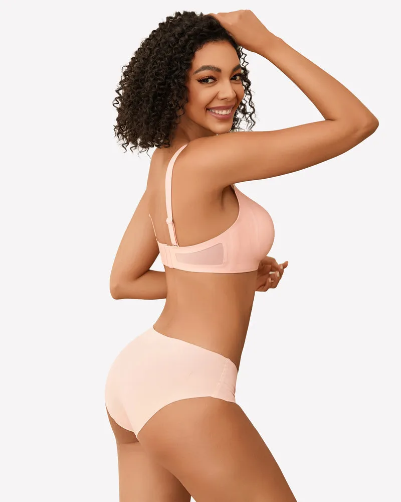 Seamless Wireless Bras with Soft Support