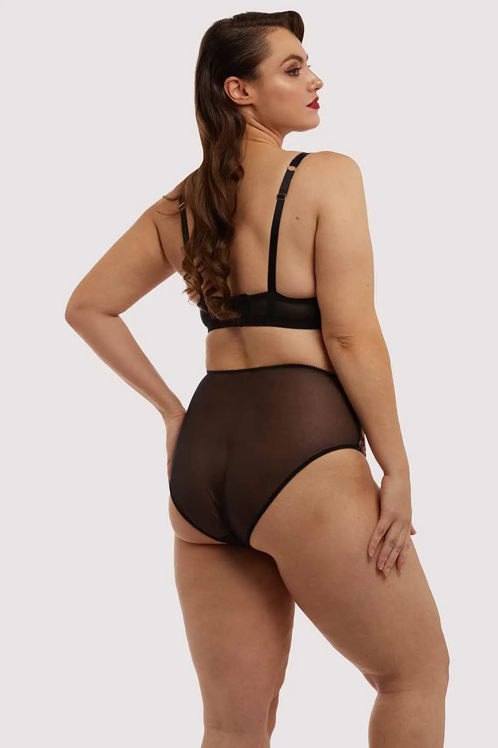 Severine Black Bra Curve