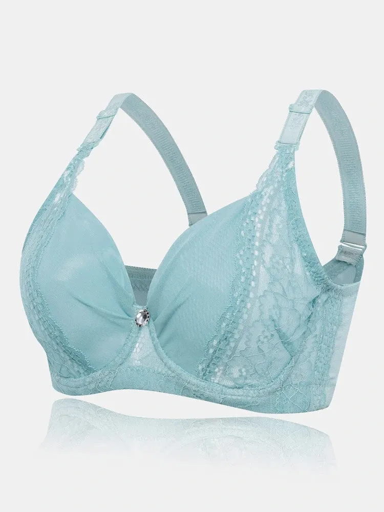 Sexy Ultra Thin Breathable Mesh Minimizer Bras
