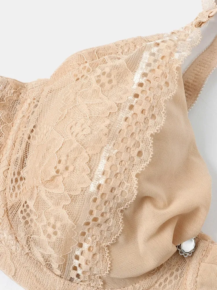 Sexy Ultra Thin Breathable Mesh Minimizer Bras