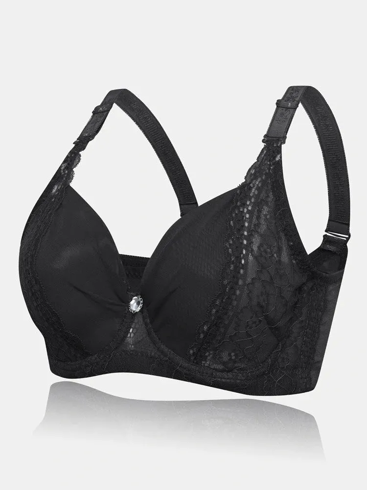 Sexy Ultra Thin Breathable Mesh Minimizer Bras