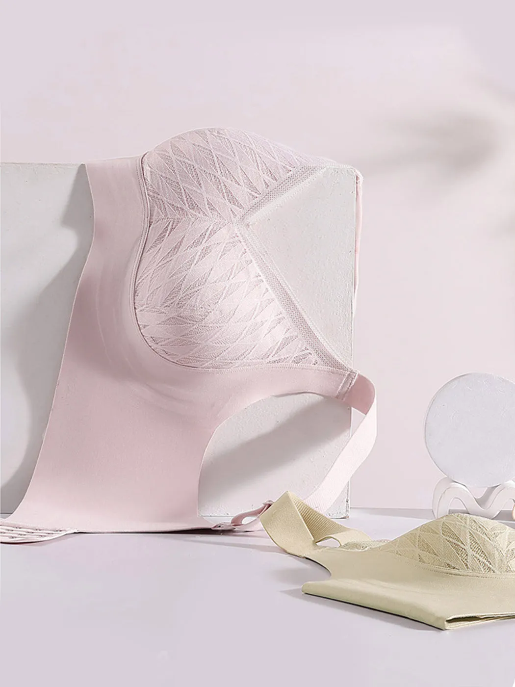 Summer Breathable Full Coverage Push-up Bra