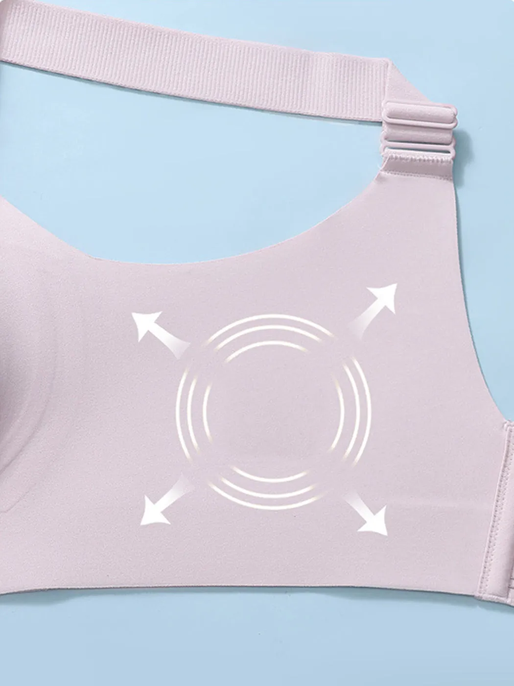Summer Breathable Full Coverage Push-up Bra