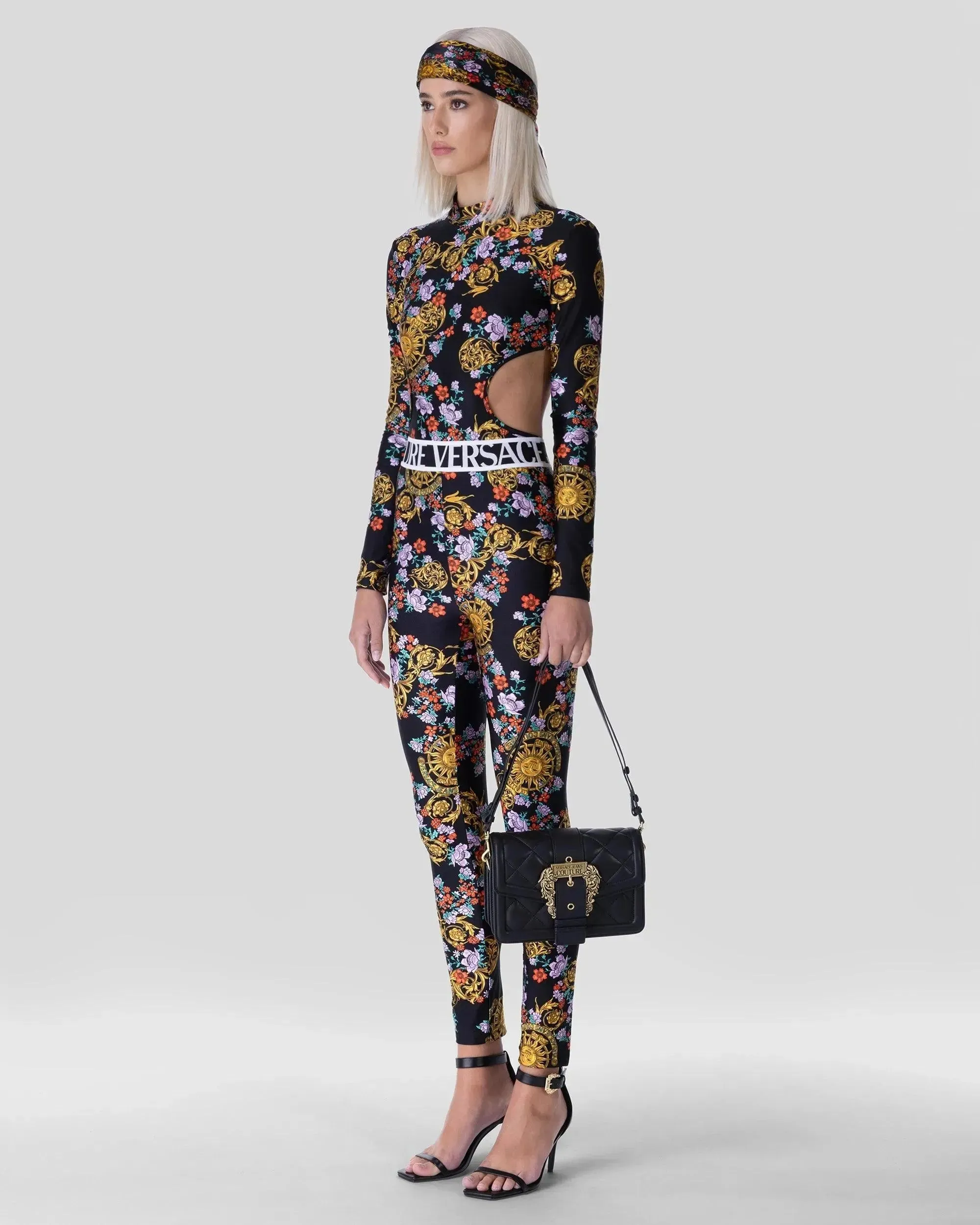 Sun Garland Cutout Bodysuit