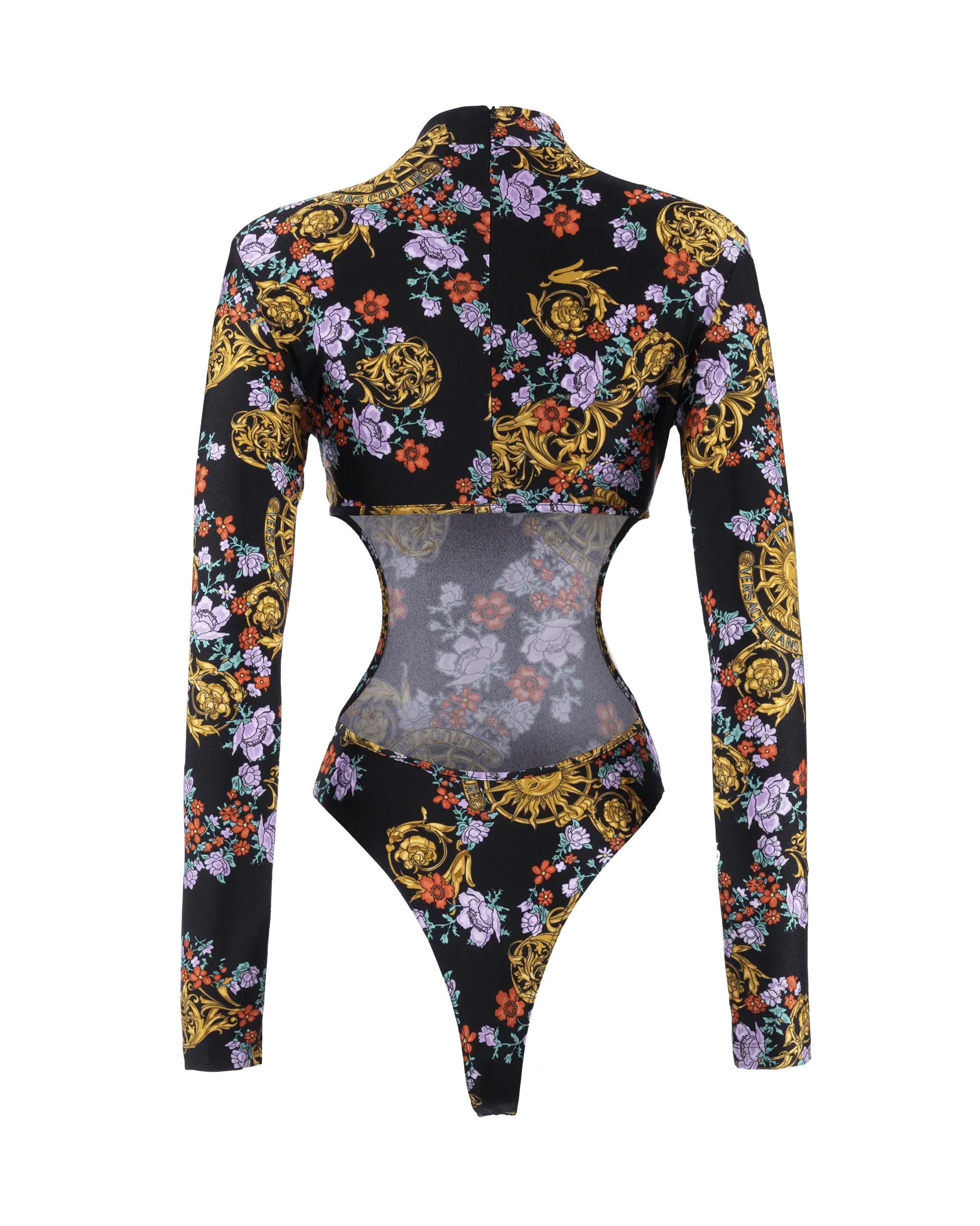 Sun Garland Cutout Bodysuit