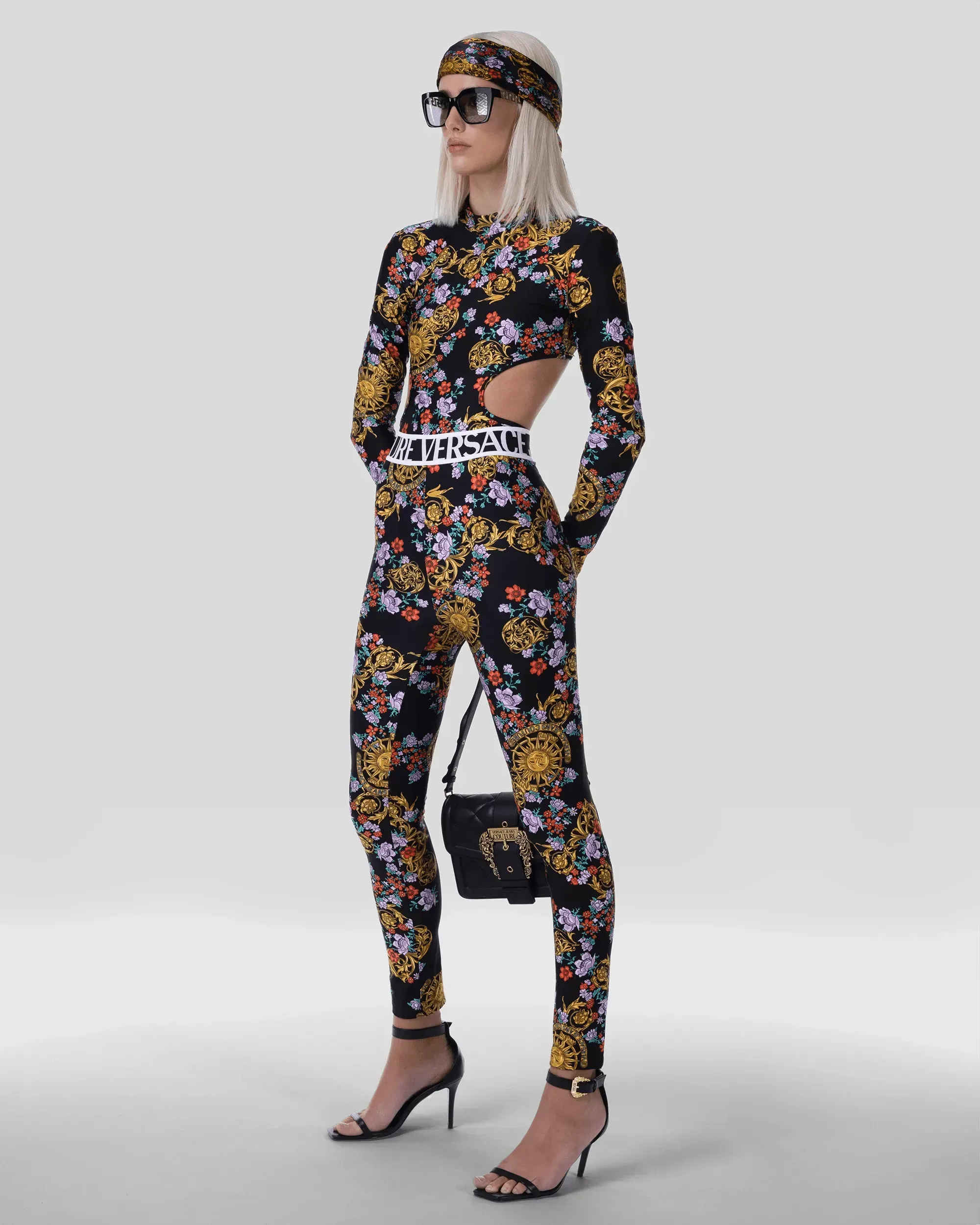 Sun Garland Cutout Bodysuit