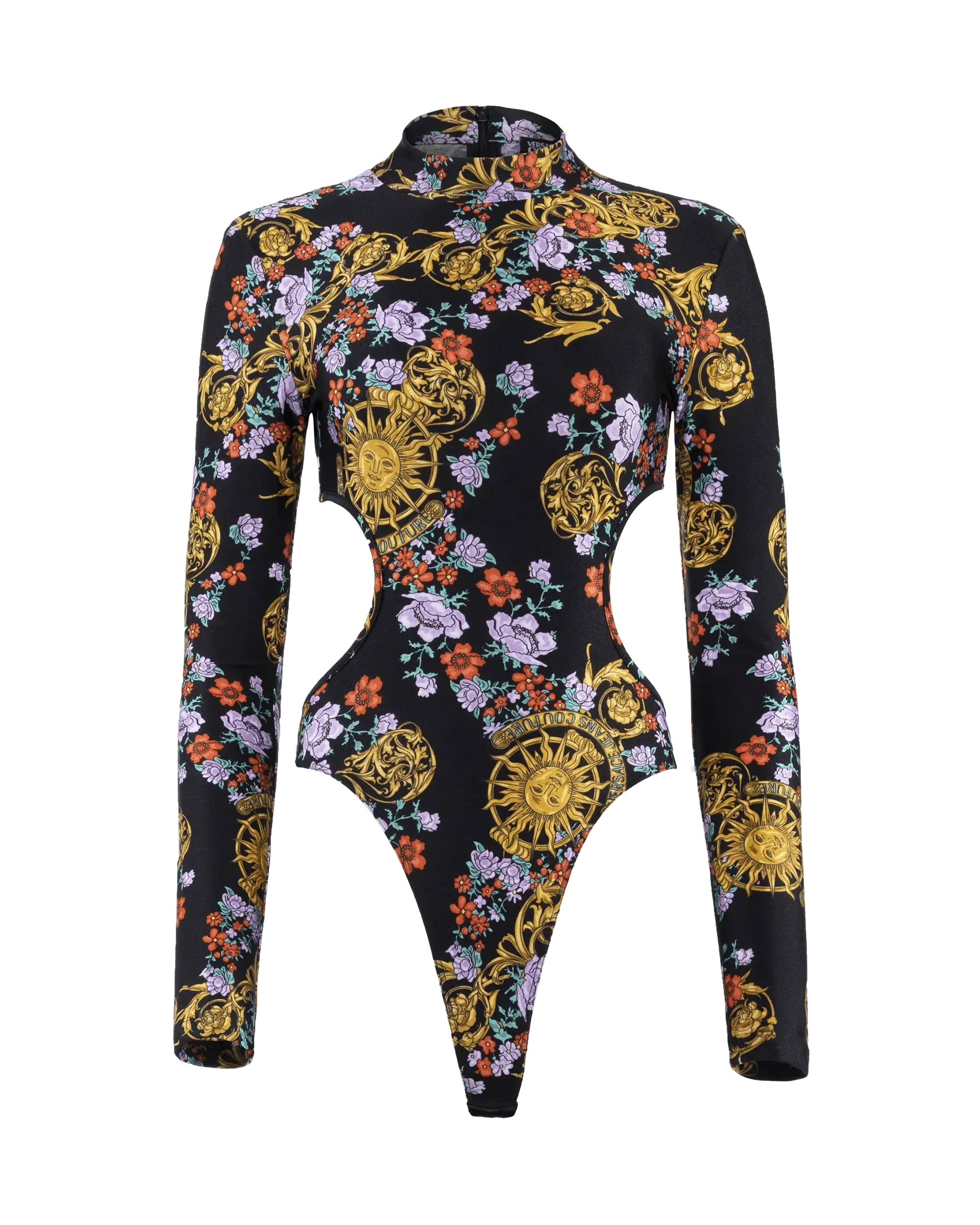 Sun Garland Cutout Bodysuit
