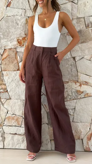 Tillie Pants - Chocolate