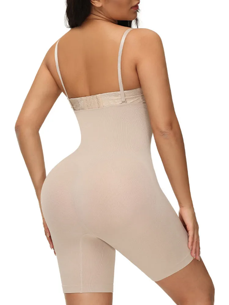 Women Seamless Faja Tummy Control Waist Trainer Bodysuit Shapewear