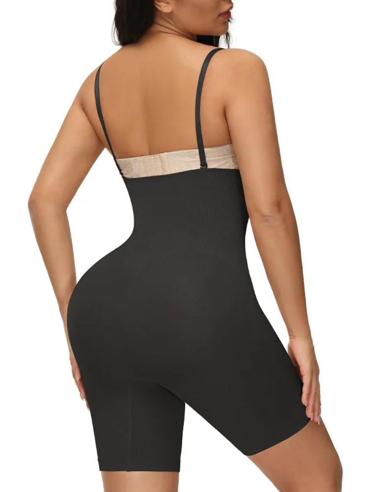 Women Seamless Faja Tummy Control Waist Trainer Bodysuit Shapewear