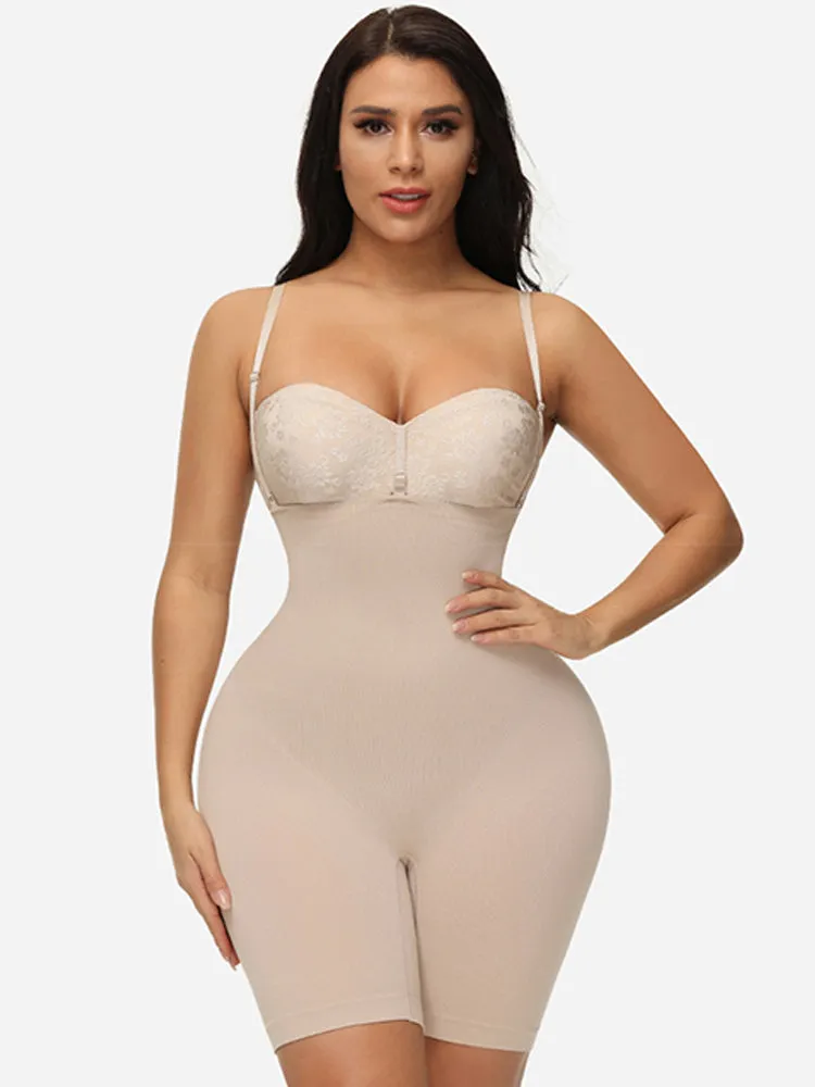 Women Seamless Faja Tummy Control Waist Trainer Bodysuit Shapewear