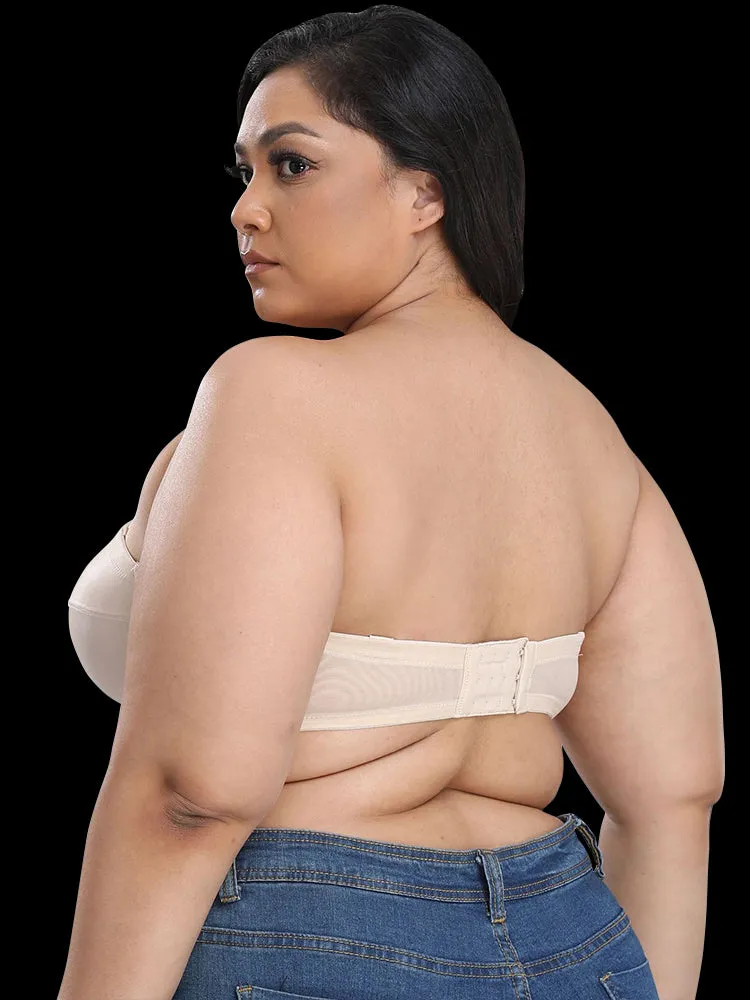 Women's Full Cup Beauty Back Smoothing Strapless Bra