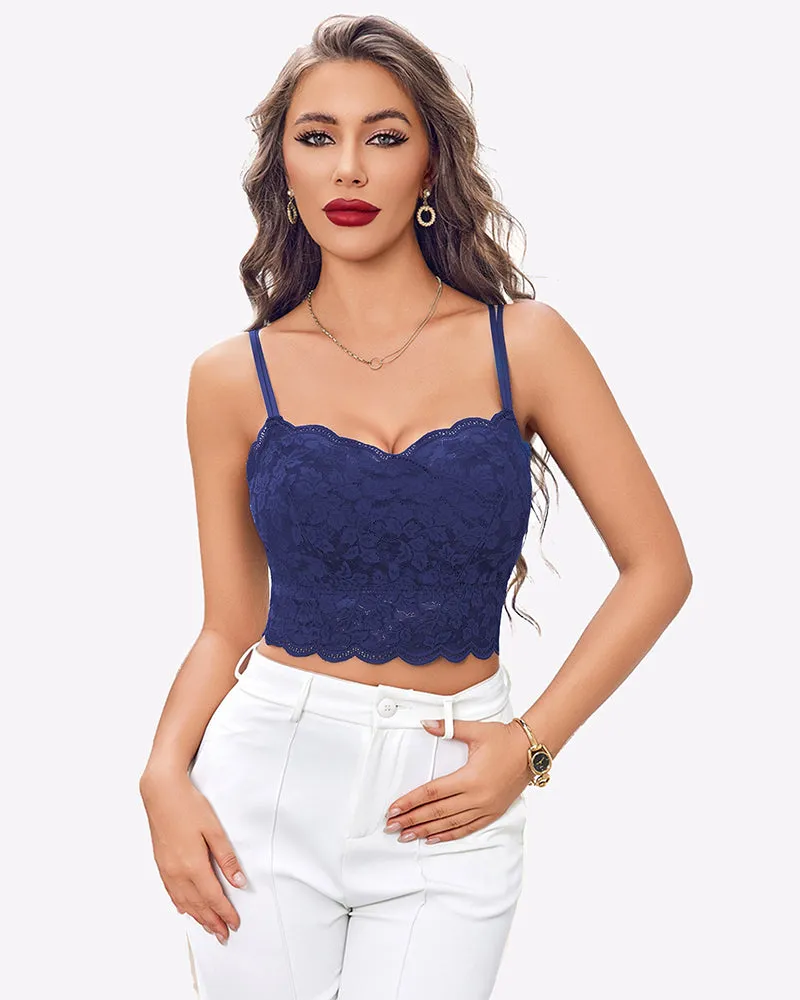 Y2K Adjustable Strap Tank Cami Crop Top