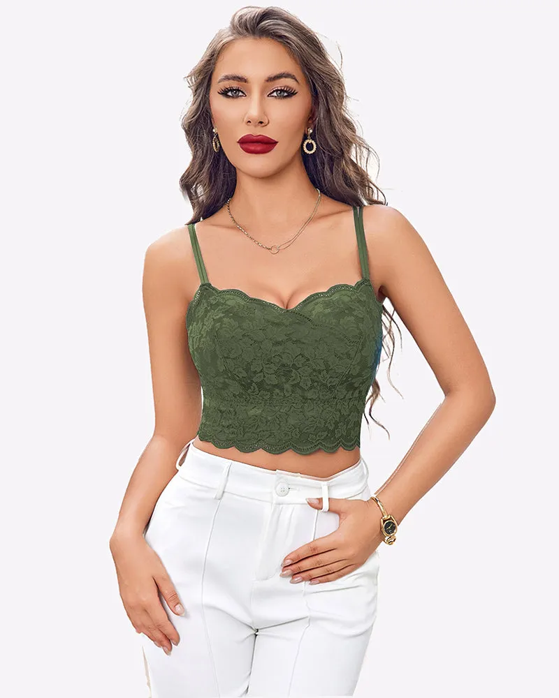 Y2K Adjustable Strap Tank Cami Crop Top